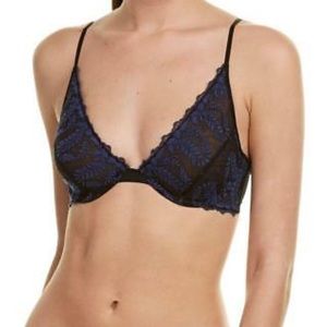 Free People Sheer Embroidered Underwire Bra